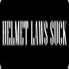 1080 Graphics 3 - Helmet Laws Suck Hard Hat/Biker Helmet Sticker BS 869 view 1