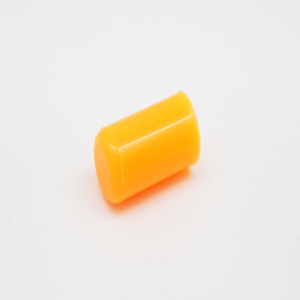 Autobahn88 Silicone Hose Cap Intake Vacuum Hose End Plug, Inner Diameter 6mm (0.24"), Pack of 10 (Orange)