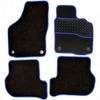 Sakura WW8150BU Carpet Door Mat Blue Trim view 1