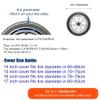 HEALiNK Spare Tire Cover 16 inch Waterproof PVC Leather Wheel Cover American Star Universal for Jeep Wrangler RV Trailers Toyota RAV4 Honda Hummer Car Tire Diameter 29-31 inch view 3