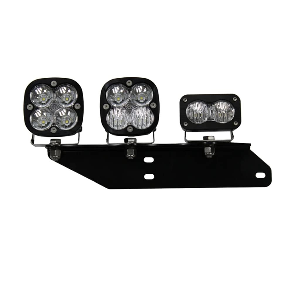 Baja Designs Squadron S2 Sport Fog Pocket LED Light Kit fits Ford F-150 Raptor 2017-2020 (Mult-Pattern; Clear)