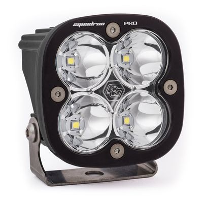 Baja Designs Squadron Pro Black LED Light Pod (Spot; Clear)