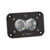Baja Designs S2 Pro Black Flush Mount LED Auxiliary LED Light Pod (Work/Scene; Clear) view 1