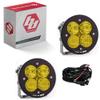 Baja Designs XL-R 80 LED Light Pod Pair for Off Road - 2 PCS LED with Wiring Harness (Driving/Combo; Amber) view 1