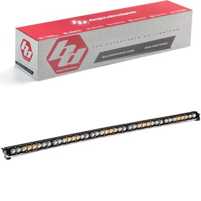 Baja Designs S8 40" LED Light Bar with Amber Backlight - Off-Road Lighting for Jeeps, Trucks, 4x4, UTV & Overlanding - Spot Beam, Clear Lens