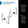 TRQ Front Power Power Window Regulator & Motor Assembly Set view 2
