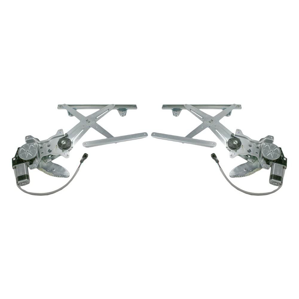 TRQ Rear Power Power Window Regulator & Motor Assembly Set