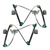 TRQ Driver & Passenger Side Power Window Regulator Set view 1