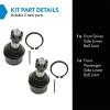 TRQ Front Lower Ball Joint Set view 2