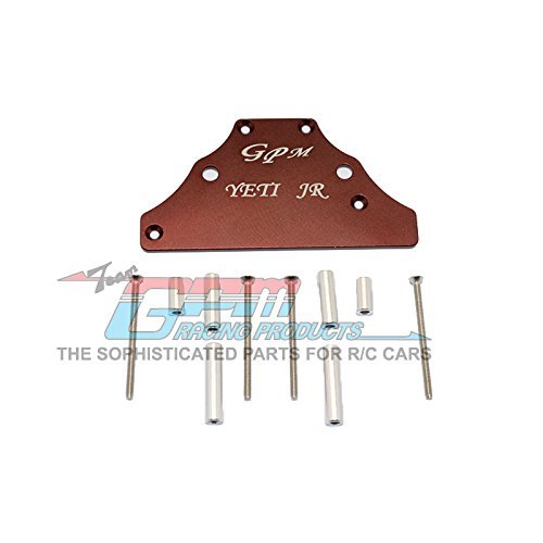 Axial Yeti Jr. Score Trophy Truck (AX90052) / Yeti Jr. Maverick (AXI90069) Upgrade Parts Aluminum Plate for Modified Electronic Setting - 1Pc Set Brown