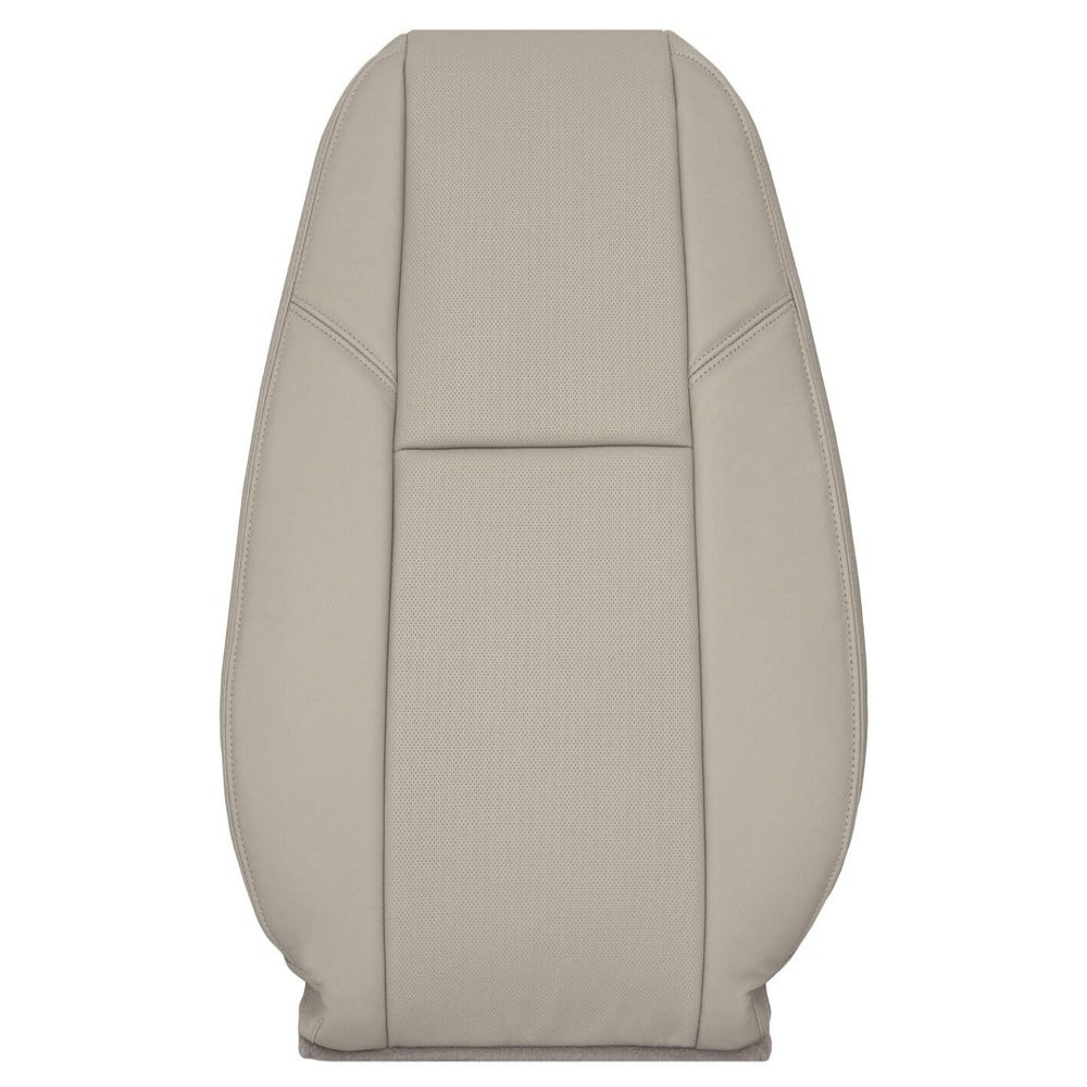 Richmond Auto Upholstery (Compatible with 2009-2014 GMC Sierra 2500HD Denali - Driver Side Lean Back Perforated A/C Cooled Leather Seat Cover, Tan