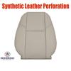 Richmond Auto Upholstery (Compatible with 2009-2014 GMC Sierra 2500HD Denali - Driver Side Lean Back Perforated A/C Cooled Leather Seat Cover, Tan view 2