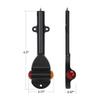 Partsam 2Pcs RED AMBER LED Trailer Fender Lights Bullet LED Clearance Marker Light Left Right Amber Front Red Rear, DOT Compliant view 2