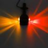 Partsam 2Pcs RED AMBER LED Trailer Fender Lights Bullet LED Clearance Marker Light Left Right Amber Front Red Rear, DOT Compliant view 3