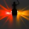 Partsam 2Pcs RED AMBER LED Trailer Fender Lights Bullet LED Clearance Marker Light Left Right Amber Front Red Rear, DOT Compliant view 4