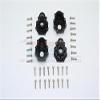 GPM For Traxxas TRX-4 Trail Defender Crawler Upgrade Parts Aluminum Outer Portal Drive Housing (Front And Rear) - 4Pcs Set Black view 1