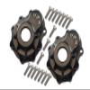 Aluminum Outer Portal Drive Housing (Front Or Rear) for 1/10 RC Crawler For Traxxas TRX-4 / TRX-6 G63-2Pcs Set Black view 1