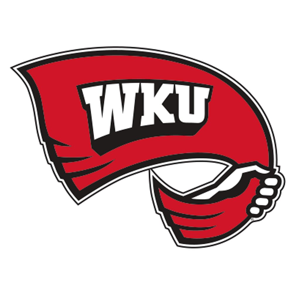Western Kentucky Decal (WKU Topper Decal (3''4''6''12''18''), 6 in)