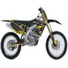 2010-2018 RMZ 250 Surge Black Senge Graphics Complete Kit Compatible with Suzuki view 2