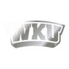 Western Kentucky Decal (Silver WKU Decal (3''4''6''12''), 4 in) view 1