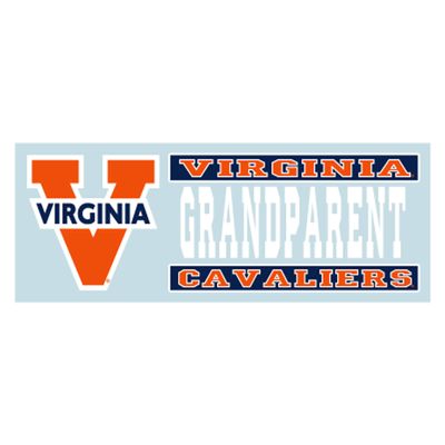 Virginia Decal (V CAVS Grandparent Decal (6''), 6 in)
