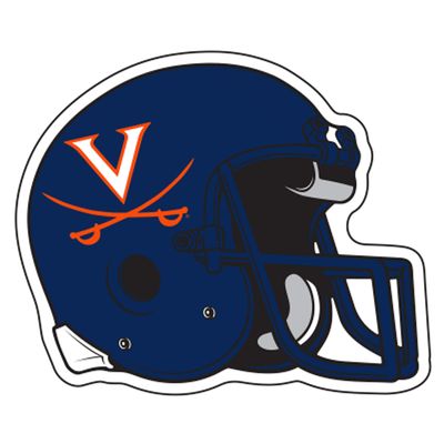 Virginia Decal (V Saber Helmet Decal (4''6''12''), 4 in)