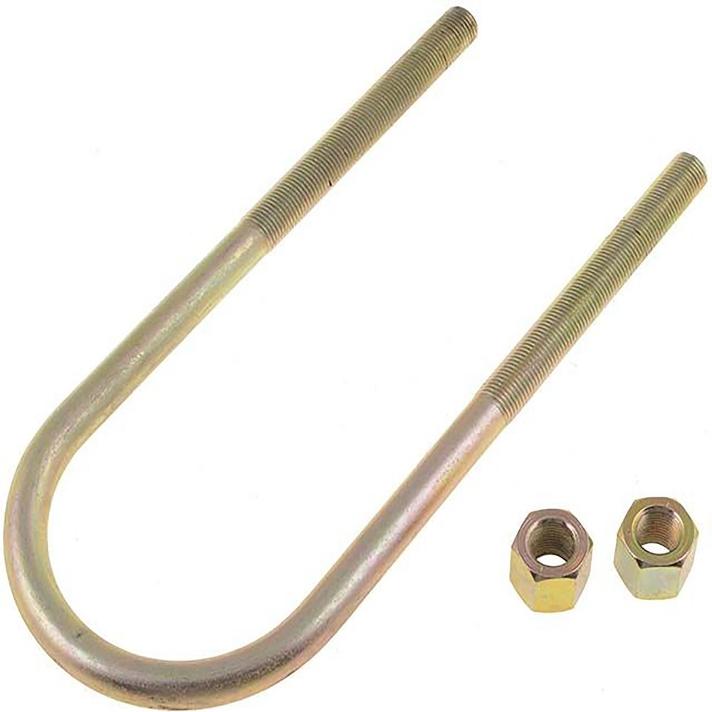 APDTY 46720 U-Bolt 1/2 X 8-3/8 X 3 Round