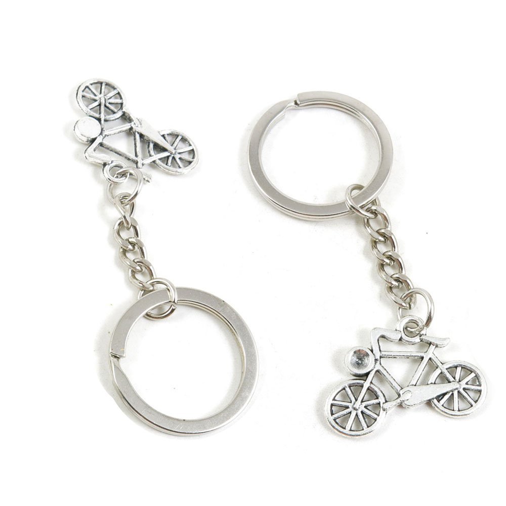 10 Pieces Keychain Keyring Door Car Key Chain Ring Tag Charms Supply R4LE9C Bike Bicycle