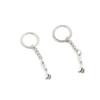 50 Pieces Keychain Keyring Door Car Key Chain Ring Tag Charms Supply O3QM8V Scratcher view 1