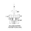 Scandvik Chrome Folding Spout Mixer view 2