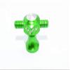 GPM For Traxxas TRX-4 Trail Defender Crawler/HPI Venture FJ Cruiser Upgrade Parts Aluminum Spare Tire Locking - 1Pc Green view 1