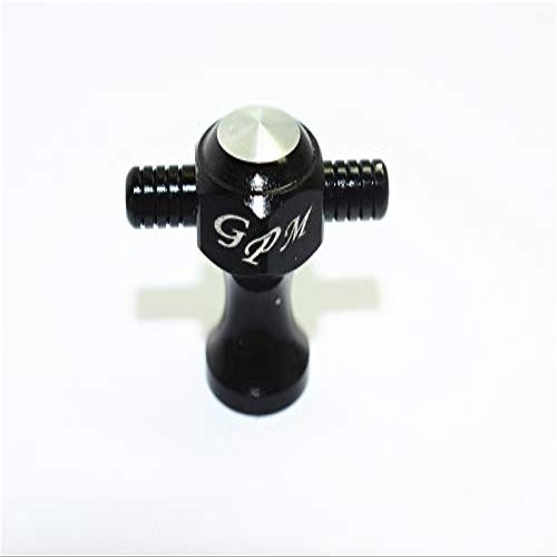 GPM For Traxxas TRX-4 Trail Defender Crawler/HPI Venture FJ Cruiser Upgrade Parts Aluminum Spare Tire Locking - 1Pc Black
