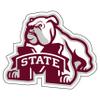 Mississippi State Decal (M-State Bulldog Decal (3''4''6''12''), 6 in) view 1