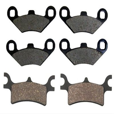 Front & Rear Semi-Metallic Brake Pads 2002-2007 fits Polaris Sportsman 700 4x4