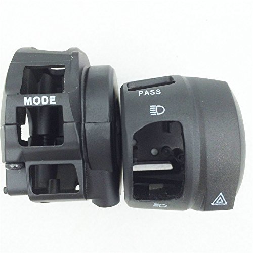 SEMT-Black Switch Housing Cover Compatible With 2008-2012 Suzuki GSX 1300R Hayabusa/ 2007-2008 Suzuki GSX-R 1000/2008-2011 Suzuki GSXR 600/750 [B074MMVL8L]