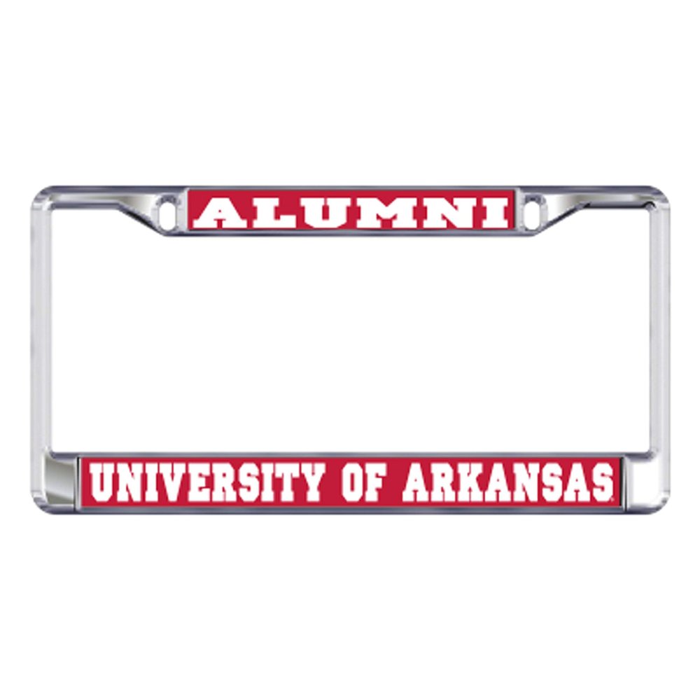 Arkansas Razorbacks Plate_Frame (DOMED AR ALUMNI METAL PLT FRAM (11089))