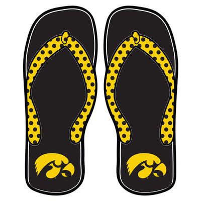 Iowa Decal (HAWKEYE FLIP FLOP DECAL (4''6''), 4 in)