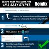 Bendix Fleet Metlok MKD1149FM Semi-Metallic Front Brake Pads for Select Models Chrysler 300, Dodge Challenger, Charger, Magnum, Jeep Grand Cherokee view 2