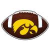 Iowa Decal (HAWKEYE FOOTBALL DECAL (4''6''), 4 in) view 1