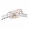 E.C. Kraus-HOZQ8-020 Flow Control Hose Small Shutt Off Clamp,white view 1