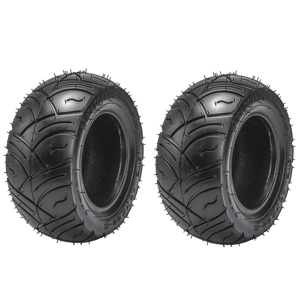 ZXTDR 2pcs 13x5-6 Tubeless Tires for ATV Go Kart Quad Buggy Mower Golf Cart