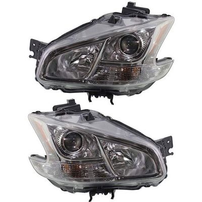 For Nissan Maxima 2009 10 11 12 2013 Headlight | 3.5 S Model 2012-2013 | w/Limited Edition Package | Pair Driver and Passenger Side | HID Type | NI2502186 | NI2503186 | 26060-9N01A | 26010-9N01A