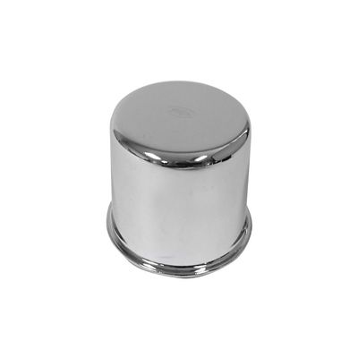 Scott Drake Chrome Oil Cap Cover Featuring Official FoMoCo Logo (Open Emissions), Compatible with 1964-1966 Ford Mustang, Model B6AZ-6766-B