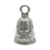 Guardian Bell "Dog Paw Good Luck Bells w/Keyring & Black Velvet Gift Bag | Motorcycle Bell | Hiking Bear Warning | Lead-Free Pewter | Good Luck Gift to Friends & Family | Bike Bell | Made in USA view 1