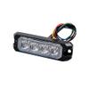 Anzio 4 LED Warning Light 20W LED Work Light Ultra-thin 11 Mode Car Emergence Strobe Light Bar(Amber color 1X) view 1
