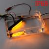 Anzio 4 LED Warning Light 20W LED Work Light Ultra-thin 11 Mode Car Emergence Strobe Light Bar(Amber color 1X) view 4