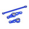 GPM For Tamiya DF01 / TA01 / TA02 / M1025 Upgrade Parts Aluminum Steering Assembly With Bearings - 1 Set Blue view 1