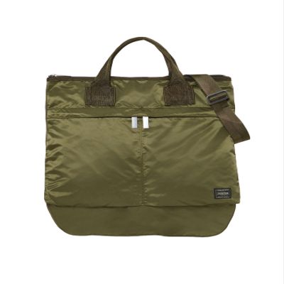 PORTER 2-way Helmet Bag - green -