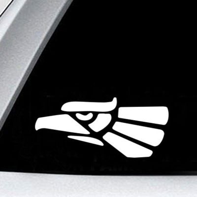Mexican Eagle - Vinyl Decal - Car Phone Helmet - Select Size