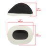 Caltric Air Filter Compatible with Yamaha Blaster 200 YFS 200 1988 1989 1990 1991 1992 1993 1994-2006 view 2